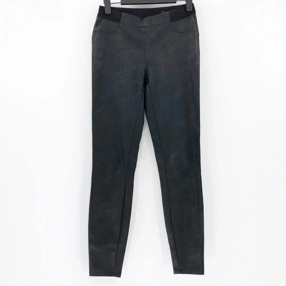 Blank NYC Women's Black Stretch Faux Leather Pants Size 25